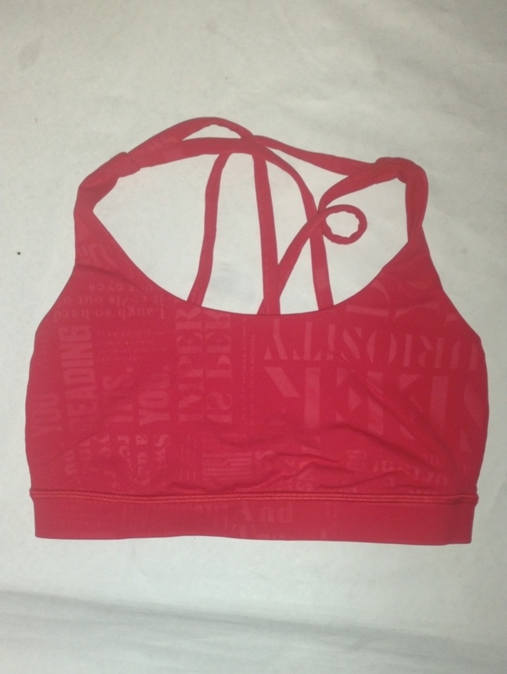 Lululemon Red Energy Sports Bra (J719)